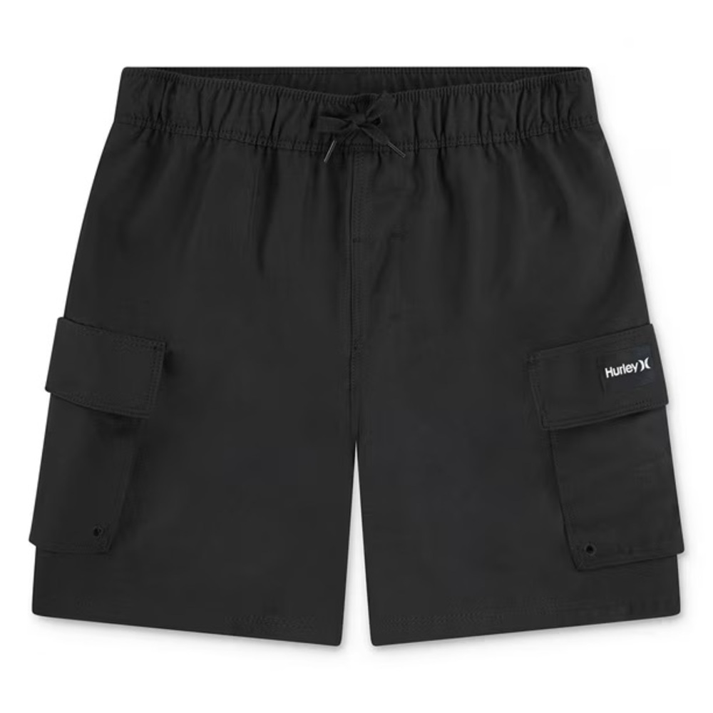 Hurley Boys Pull-On Swim Trunk Black NWT M